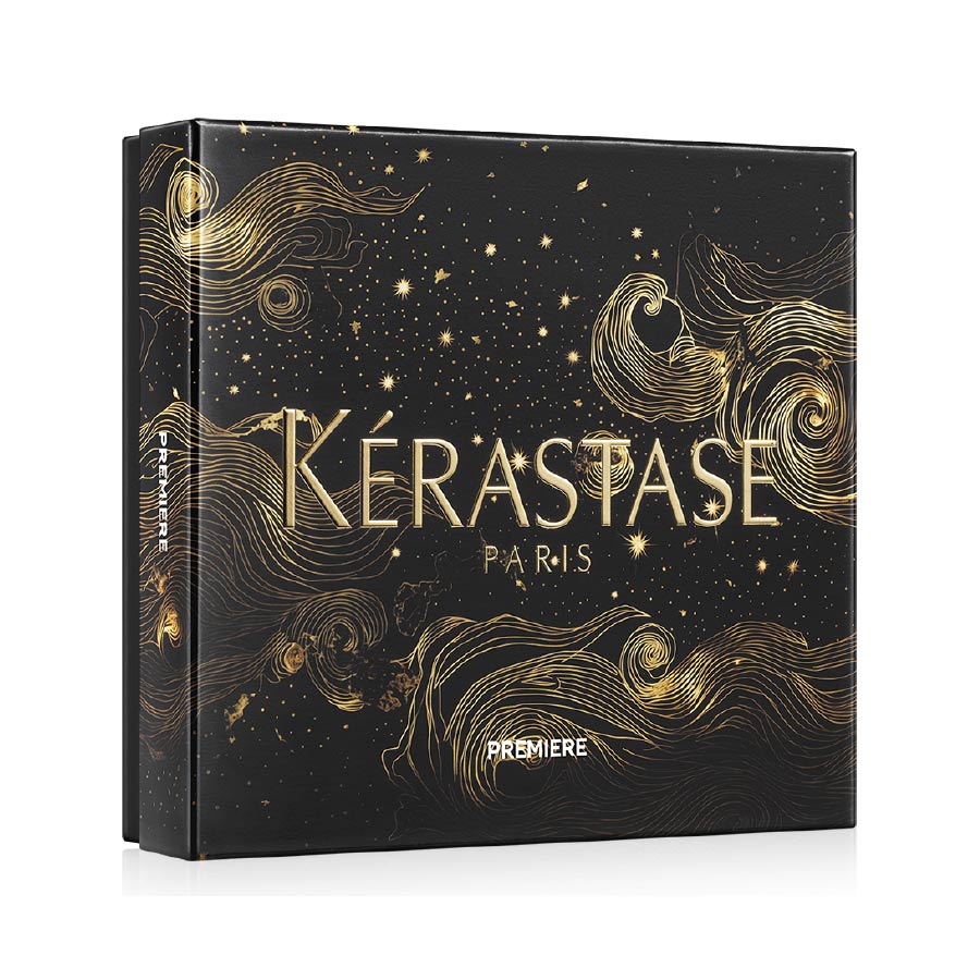 KERASTASE Coffret Première Édition Holidays 2024 - Coffret de soins réparation profonde pour cheveux abîmés fins à moyens
