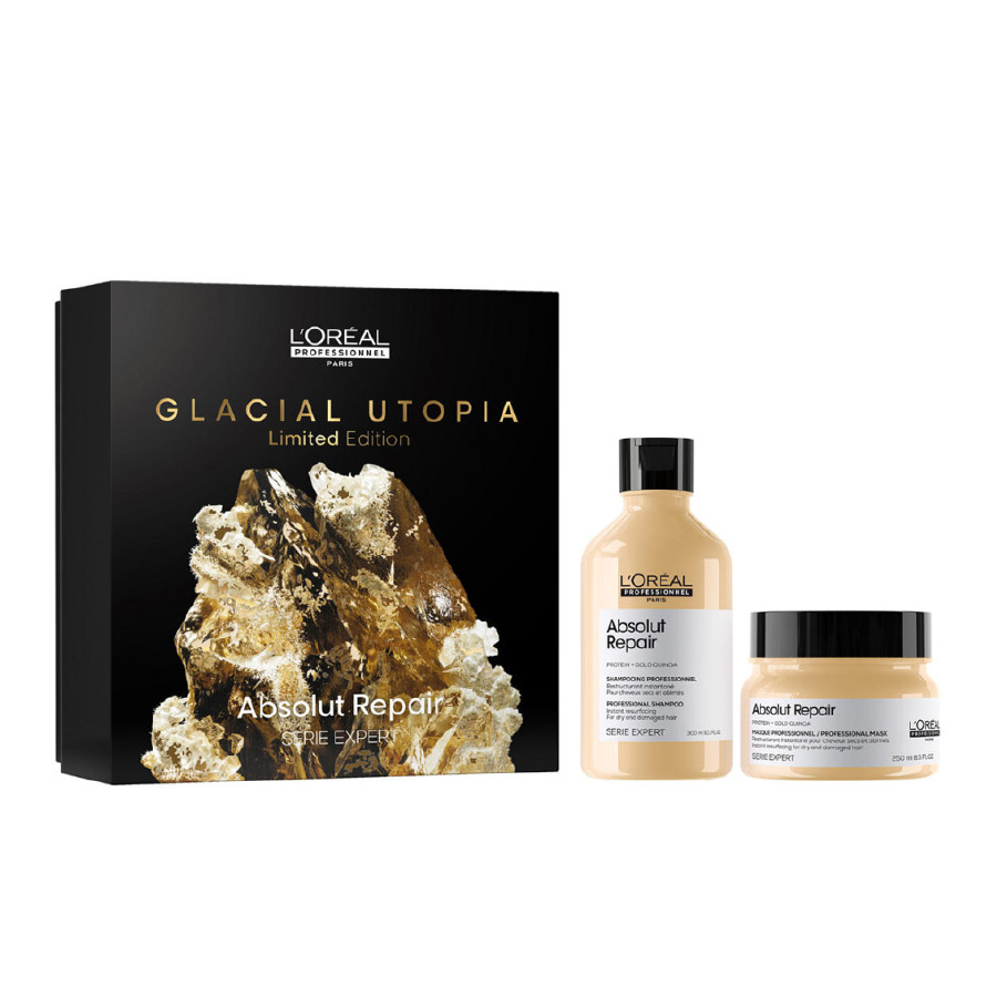 L'ORÉAL PROFESSIONNEL Absolut Repair Coffret Glacial Utopia pour cheveux abîmés