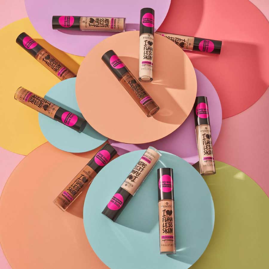 ESSENCE I Love Flawless Skin Concealer High Coverage - Correcteur anti-cernes longue tenue résistant à l'eau