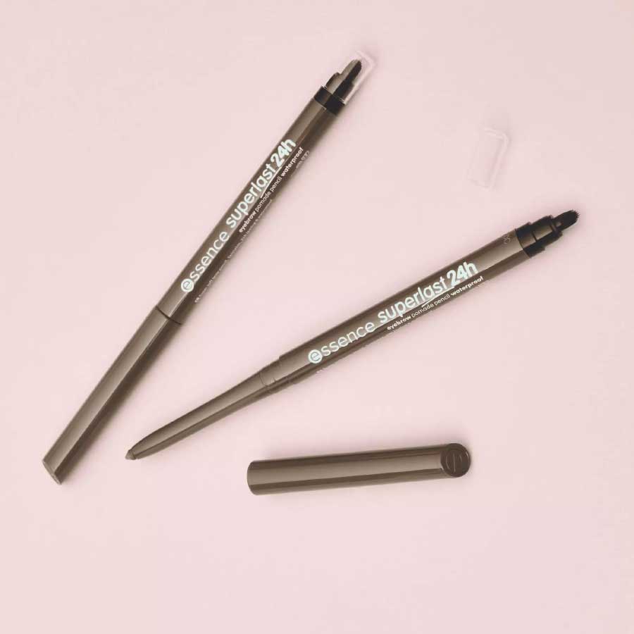 ESSENCE Superlast 24h Eyebrow Pommade Pencil Waterproof - Crayon sourcils texture crémeuse longue tenue résistant à l'eau