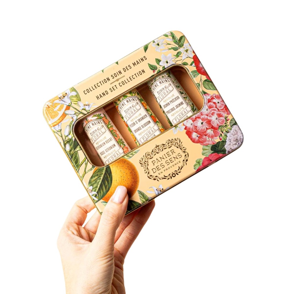 PANIER DES SENS Collection Soin des Mains - Coffret crèmes mains - 3x30ml