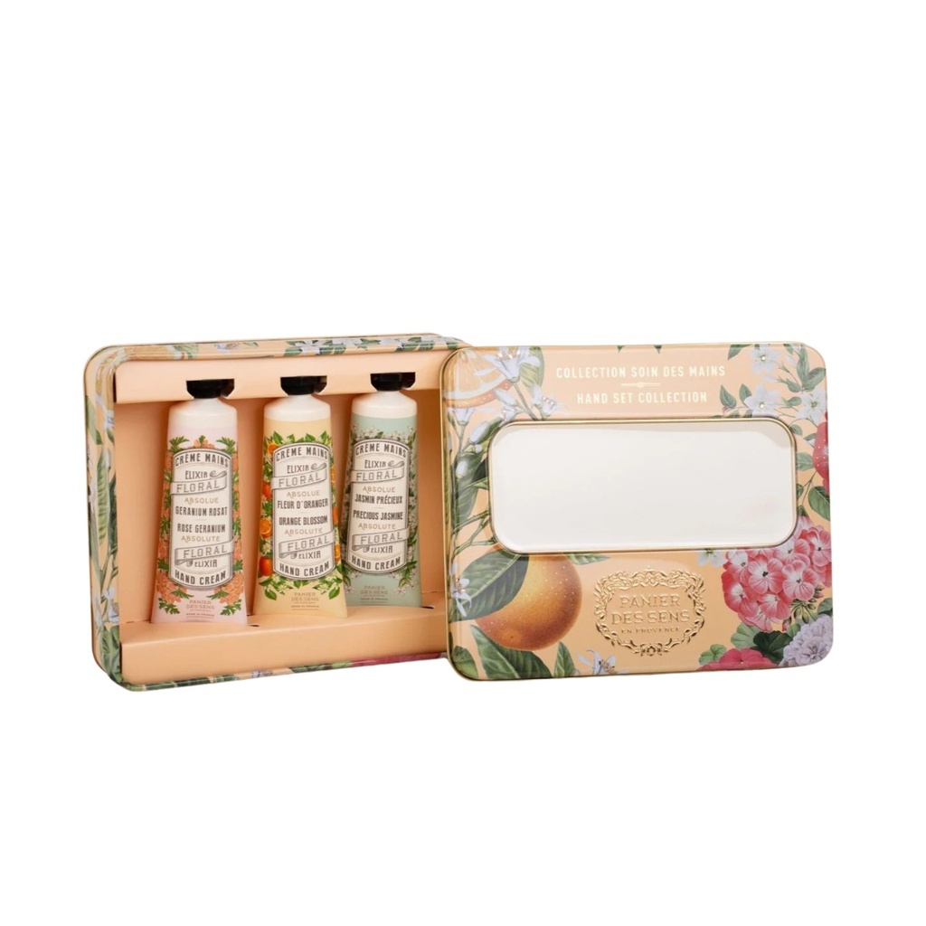 PANIER DES SENS Collection Soin des Mains - Coffret crèmes mains - 3x30ml