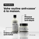 L'OREAL PRO Coffret Metal Detox - Shampooing détoxifiant sans sulfate tous cheveux 300ml + Masque protecteur Anti-casse 250ml