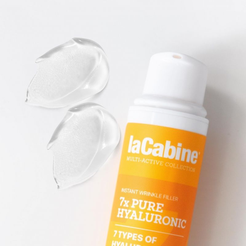 LA CABINE 7x Pure Hyaluronic Instant Wrinkle Filler - Soin hydratant combleur de rides instantané pour tous types de peaux - 15ml