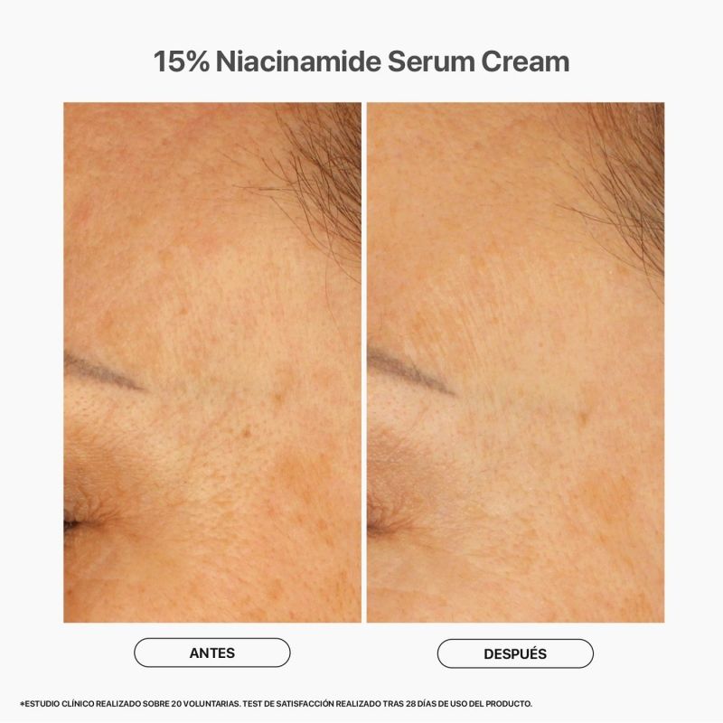 LA CABINE Monoactives 15% Niacinamide - Crème-sérum correctrice unifiante anti-imperfections anti-taches pour tous types de peaux - 30ml