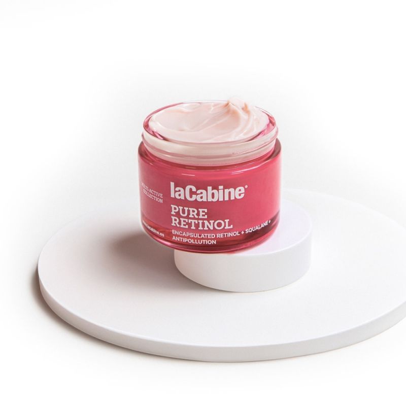 LA CABINE Pure Retinol Cream - Crème visage anti-âge rénovatrice lissante et unifiante pour tous types de peaux - 50ml
