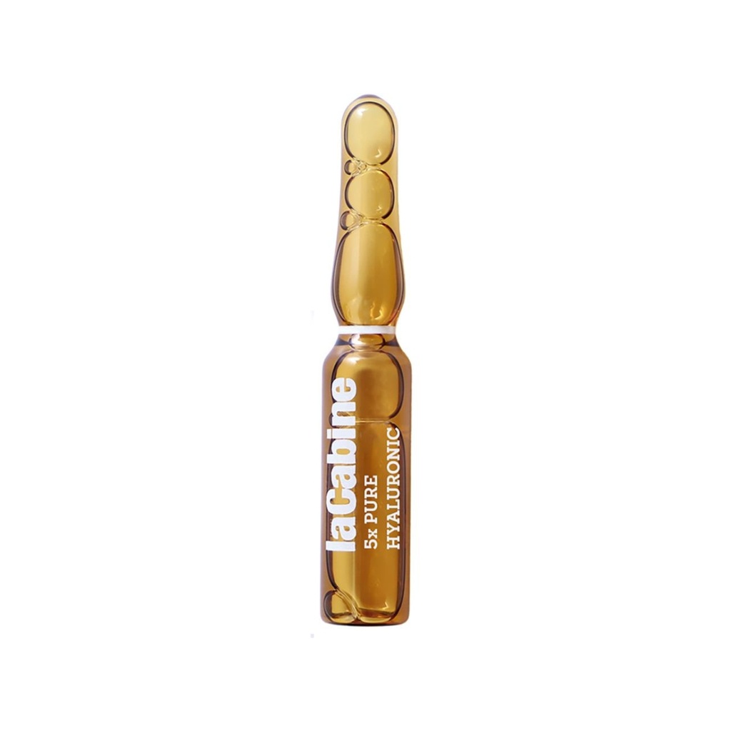 LA CABINE 5x Pure Hyaluronic Ampoules - Soin hydratant intensif anti-rides pour tous types de peaux
