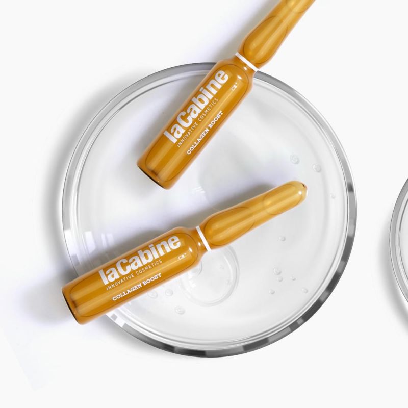 LA CABINE Collagen Boost Ampoules - Soin anti-âge raffermissant redensifiant pour tous types de peaux