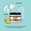 AUNT JACKIE'S Butter Crème Intensive Moisture Sealant - Crème légère hydratante protectrice pour cheveux secs et à faible porosité - 213g