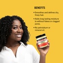 AUNT JACKIE'S Flaxseed Curl Mane-Tenance Defining Curl Whip "Anti-Poof" - Crème coiffante légère définissante hydratante pour cheveux bouclés et frisés - 426g