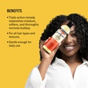 AUNT JACKIE'S Purify Me Moisturizing Co-Wash Cleanser - Nettoyant co-wash hydratant adoucissant éliminant les impuretés les résidus pour cheveux chroniquement secs bouclés - 355 ml