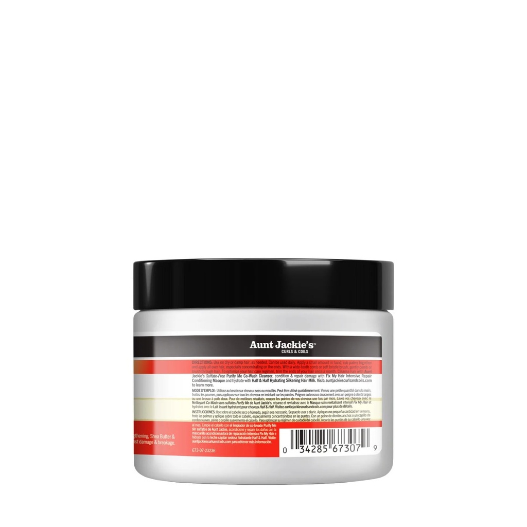 AUNT JACKIE'S Seal It Up Hydrating Sealing Butter - Beurre scellant hydratant pour cheveux secs bouclés et abîmés - 213g