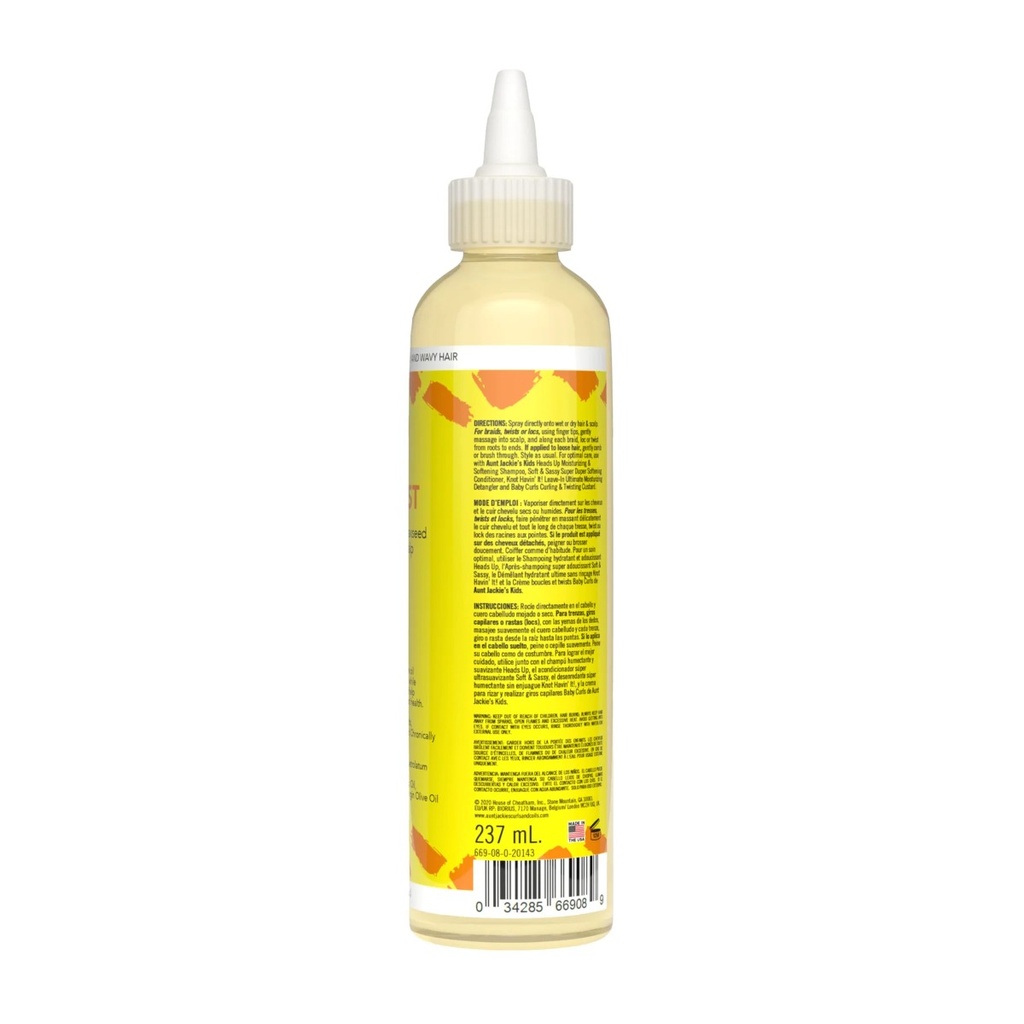 AUNT JACKIE'S KIDS E-Blast Nourishing Scalp Therapy - Huile nourrissante apaisante pour cuir chevelu sec - 237ml