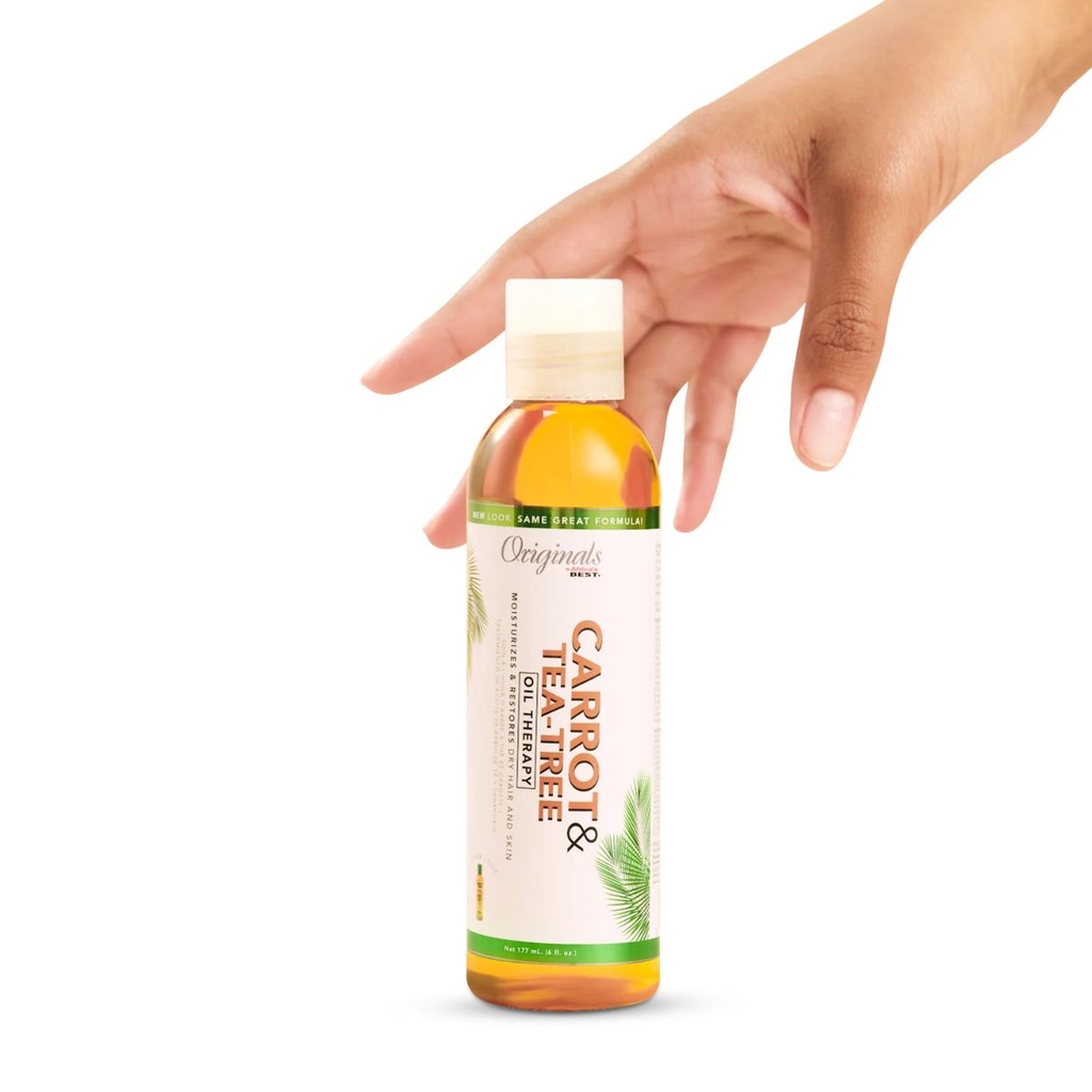 ORIGINALS Carrot & Tea-Tree Oil Therapy - Huile nourrissante et apaisante pour cheveux et cuir chevelu - 177ml