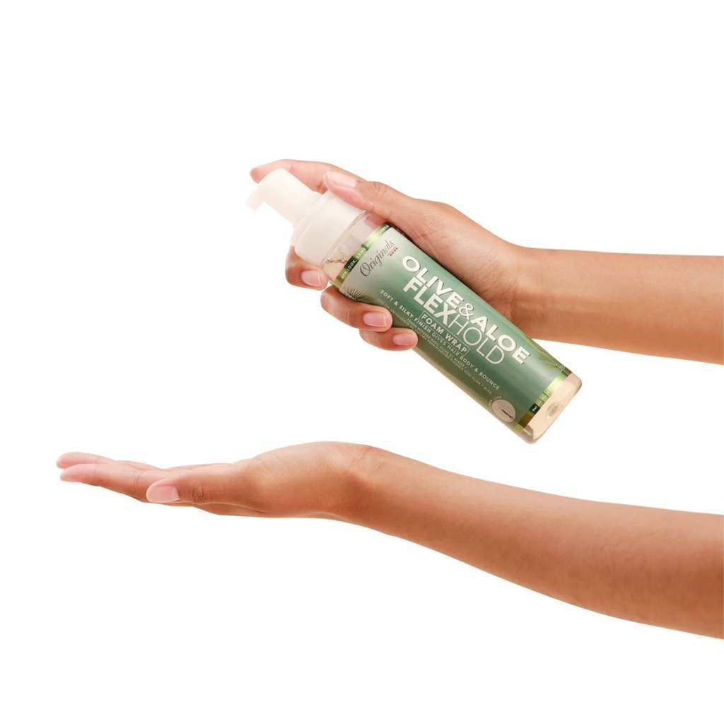 ORIGINALS Olive & Aloe Flex Hold Mousse - Mousse coiffante légère tenue souple et anti-frisottis - 251ml