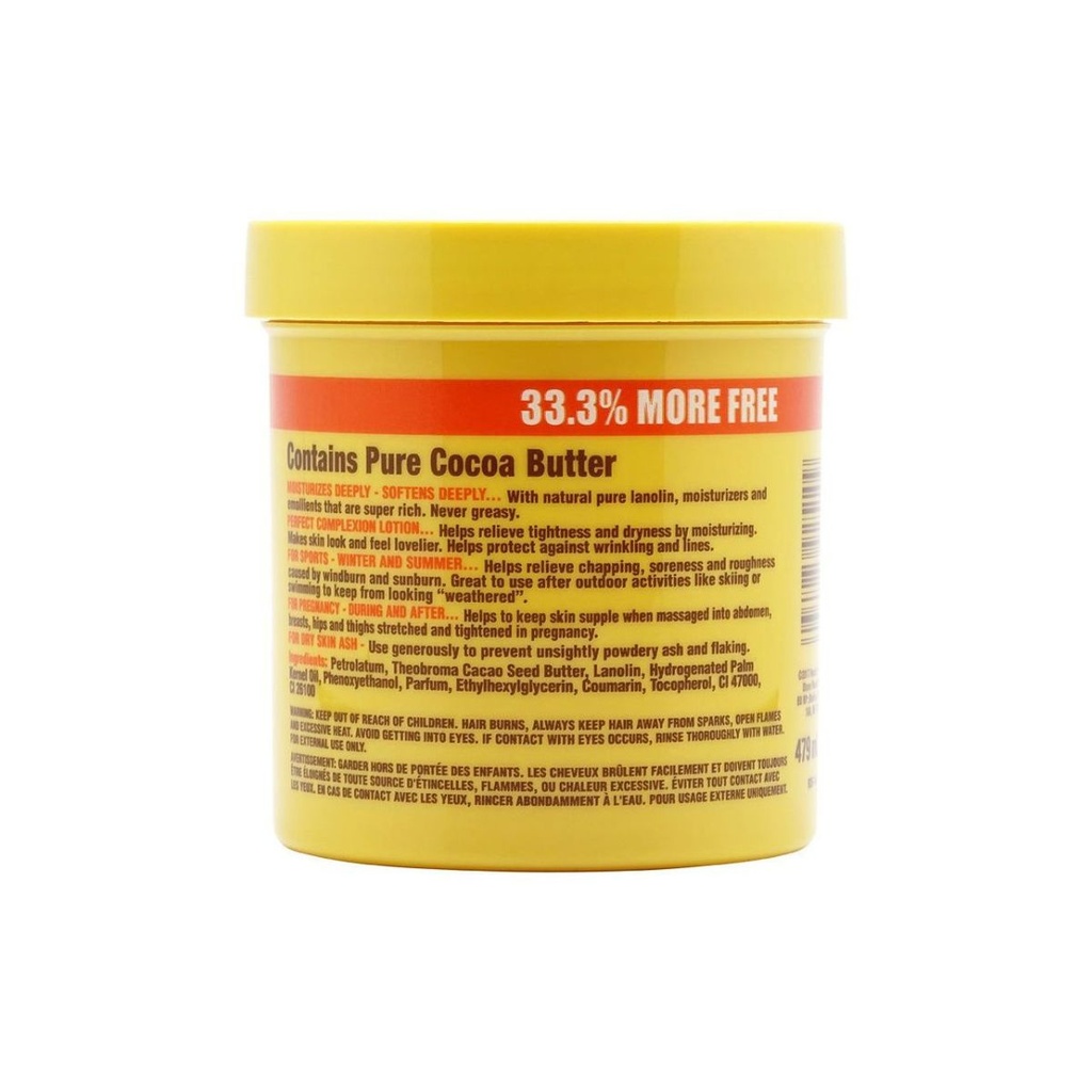 RED FOX Cocoa Butter Moisturizing Creme - Crème hydratante pour tous types de peau - 341g