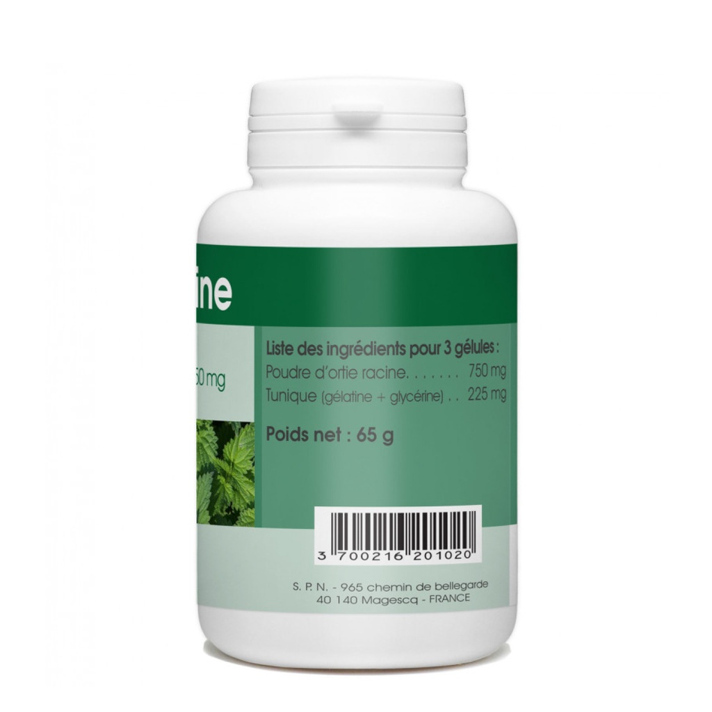 GPH Diffusion Ortie Racine - Complément alimentaire Prostate / Confort urinaire - 200 gélules
