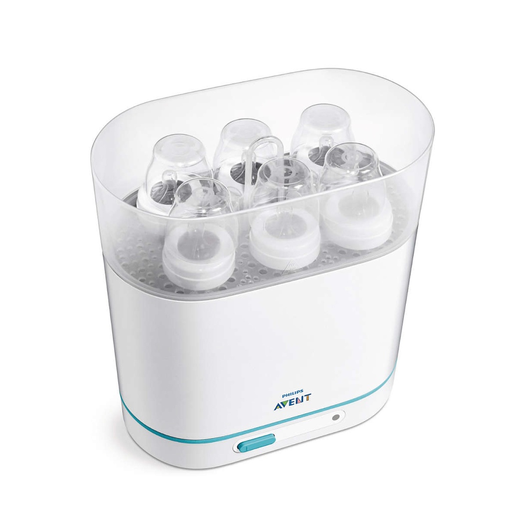 AVENT Stérilisateur à vapeur électrique - 6 biberons - 3 en 1
