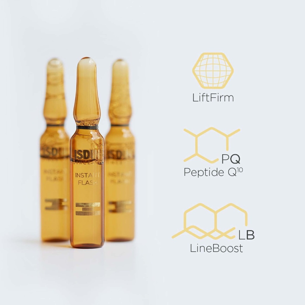 ISDIN Isdinceutics Instant Flash - Soin liftant effet immédiat 5 ampoules de 2ml