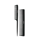 CANTU Cardon Melt Resistant Comb - Peigne rateau + peigne queue resistants aux traitements chimiques