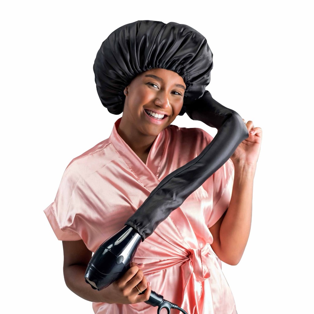 DOMPEL Satin Diffuser Hair Cap - Bonnet diffuseur en satin