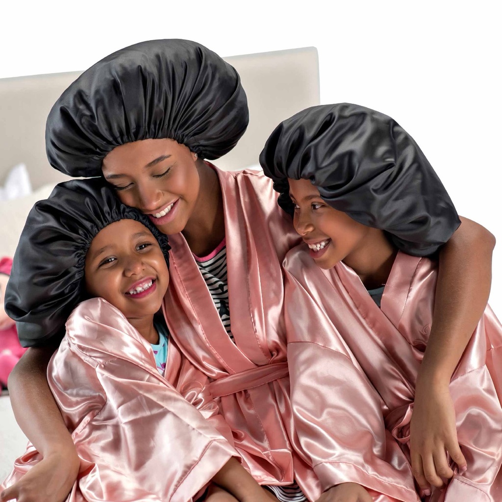 DOMPEL Satin Hair Cap - Bonnet en satin anti-casse
