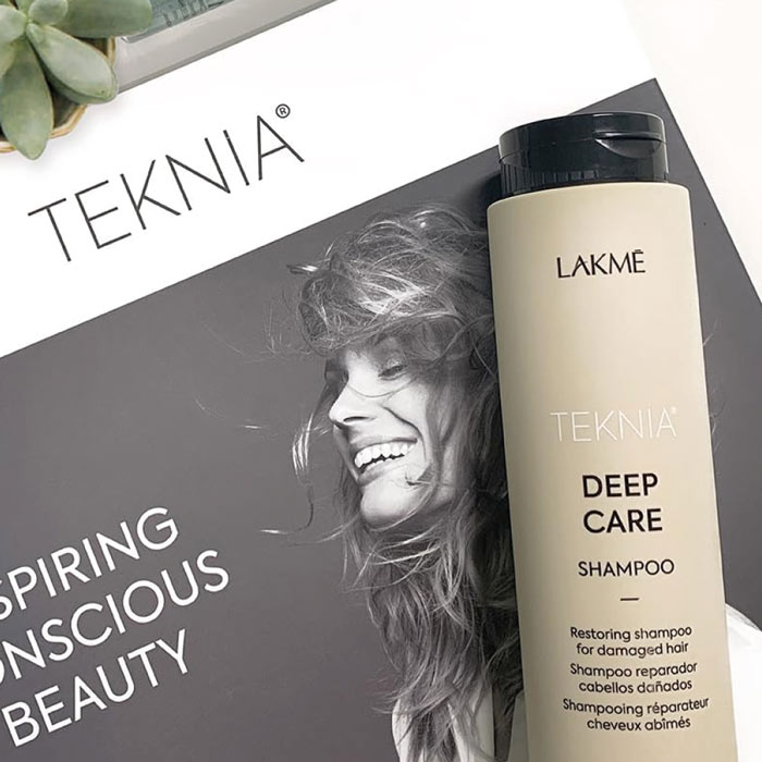 TEKNIA Deep Care Shampoo - Shampooing hydratant nourrissant pour cheveux abîmés - 300ml