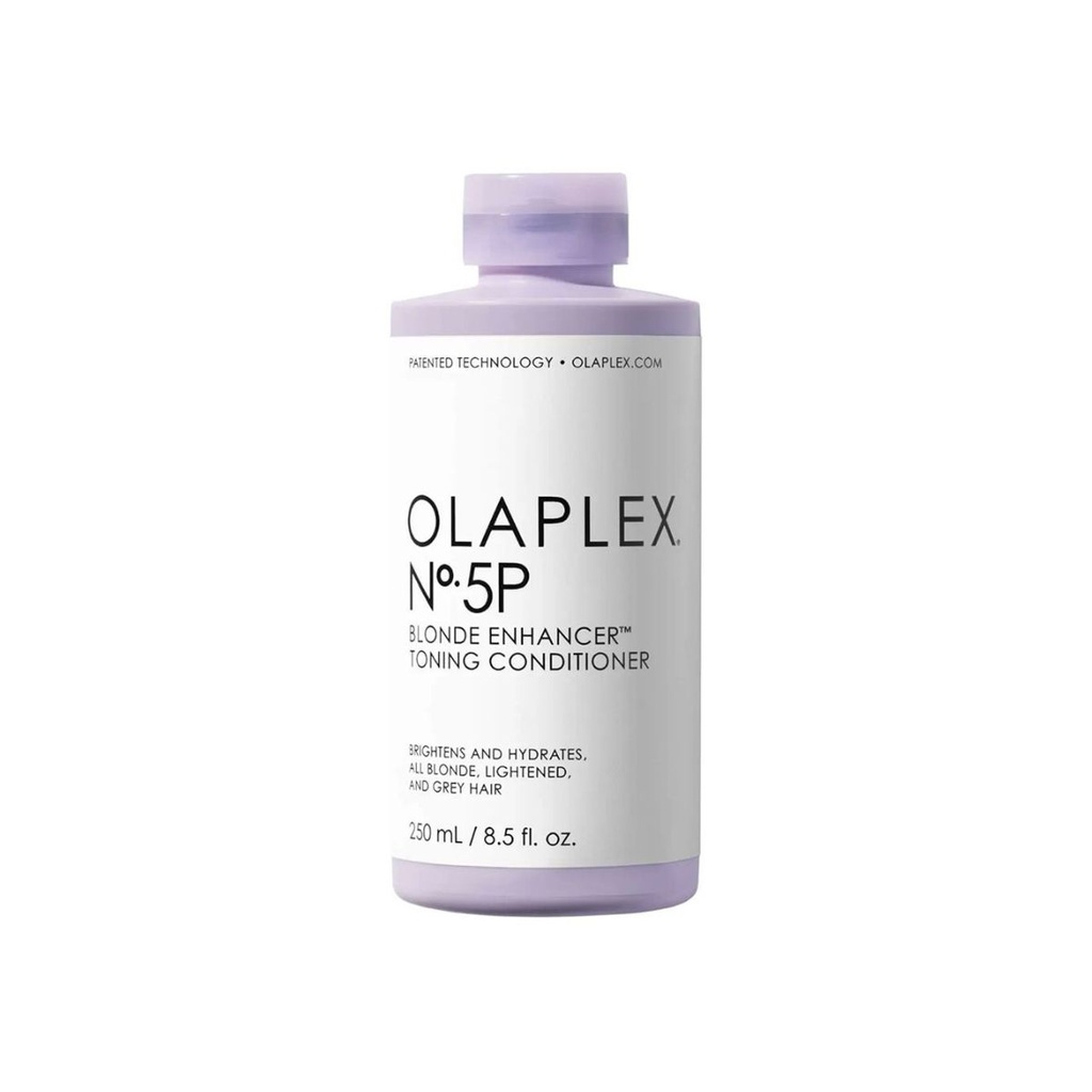 OLAPLEX N°5P Blonde Enhancer Toning Conditioner - Après-shampooing déjaunissant éclaircissant hydratant pour cheveux blonds décolorés et gris - 250ml