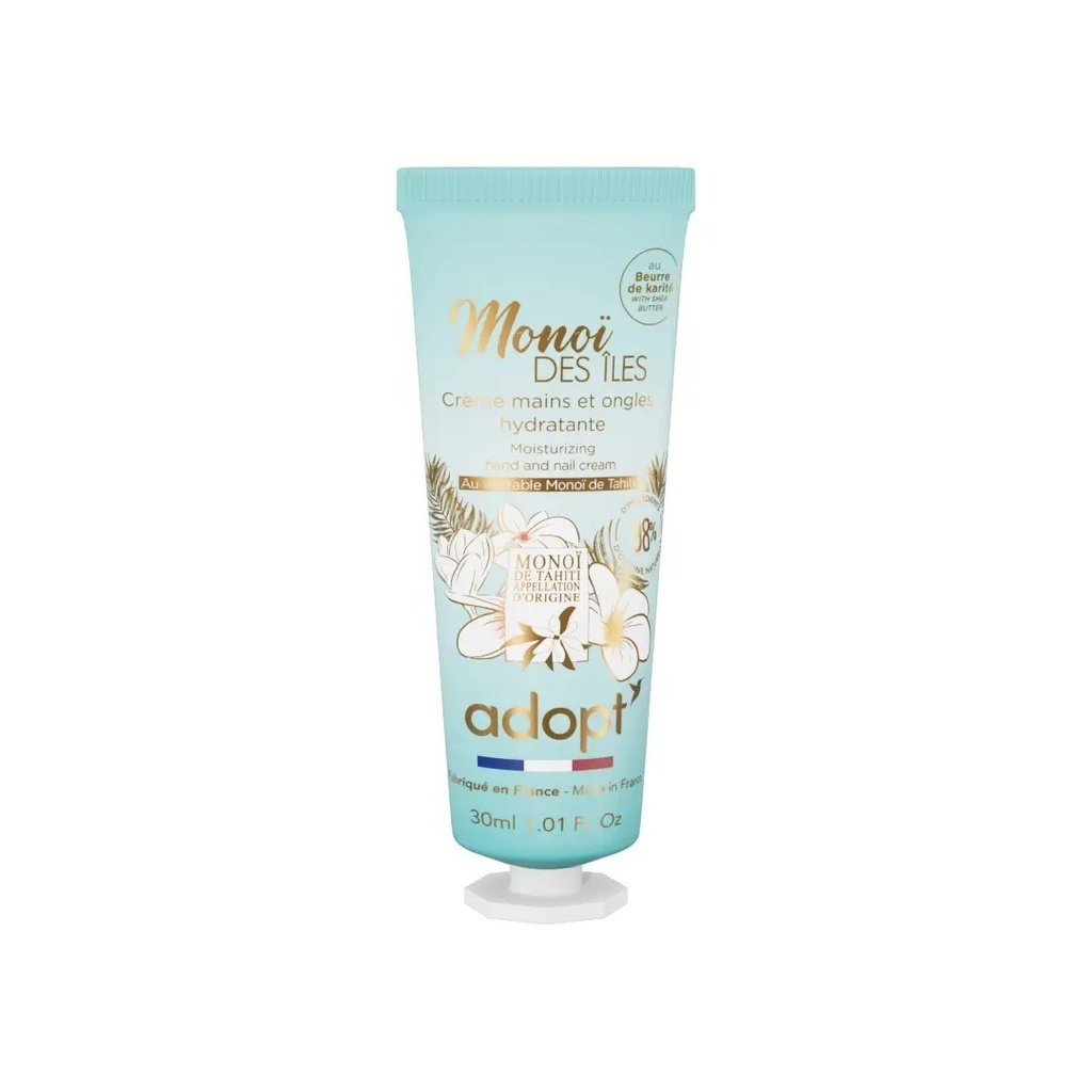 ADOPT Monoï des Îles - Crème hydratante mains et ongles - 30ml