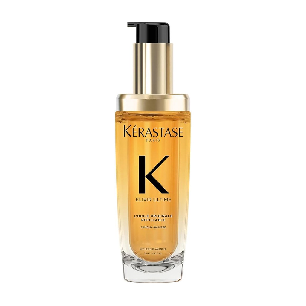 KERASTASE Elixir Ultime L’Huile Originale - Huile sublimatrice pour tous types de cheveux rechargeable - 75ml