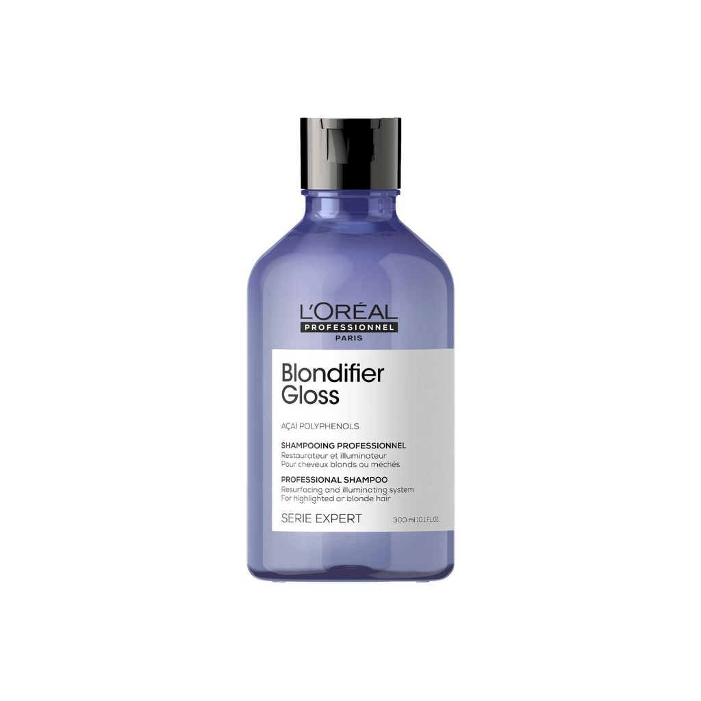 L'ORÉAL PROFESSIONNEL Blondifier Gloss - Shampooing professionnel restaurateur et illuminateur pour cheveux blonds ou méchés