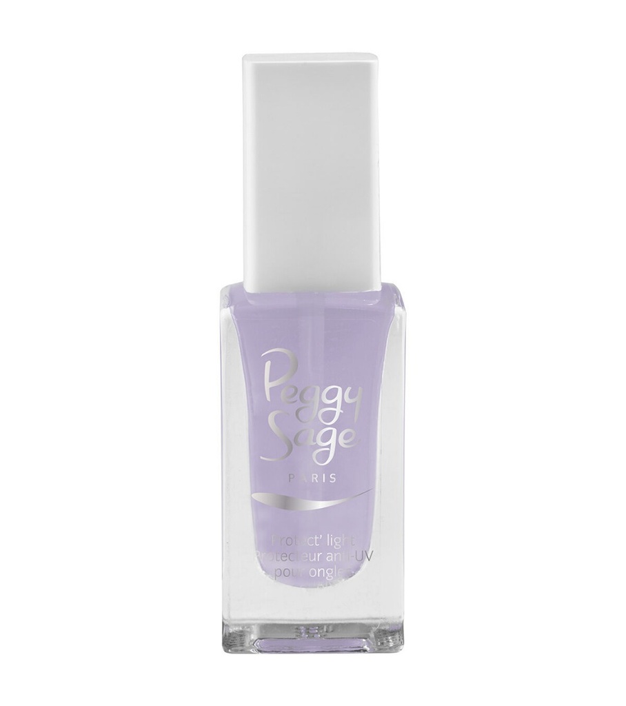 PEGGY SAGE Anti-Jaunisseur pour Ongles - Vernis correcteur éclaircissant protecteur pour ongles jaunis - 11 ml