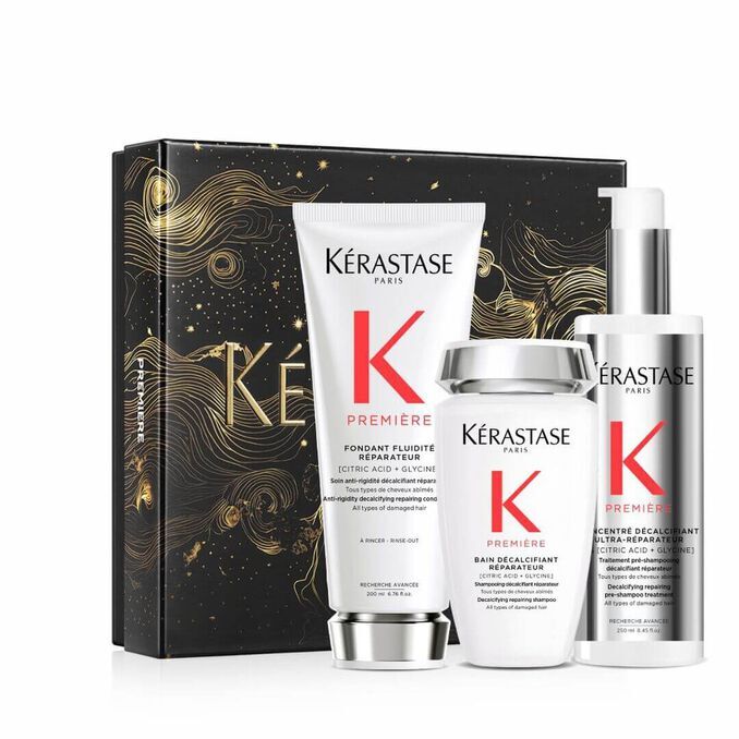 KERASTASE Coffret Première Édition 2025 - Coffret de soins réparation profonde pour cheveux abîmés fins à moyens