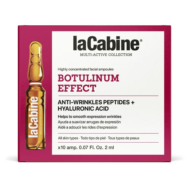 LA CABINE Botulinum Effect Ampoules - Soin anti-rides lissant et comblant pour tous types de peaux