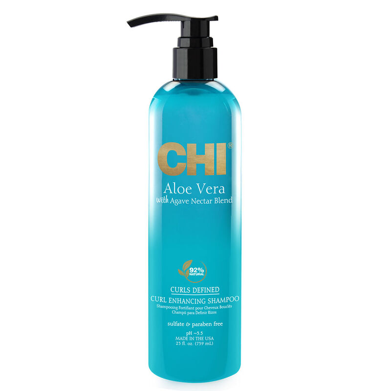 CHI Aloe Vera with Agave Nectar Curl Enhancing Shampoo - Shampooing fortifiant pour cheveux bouclés
