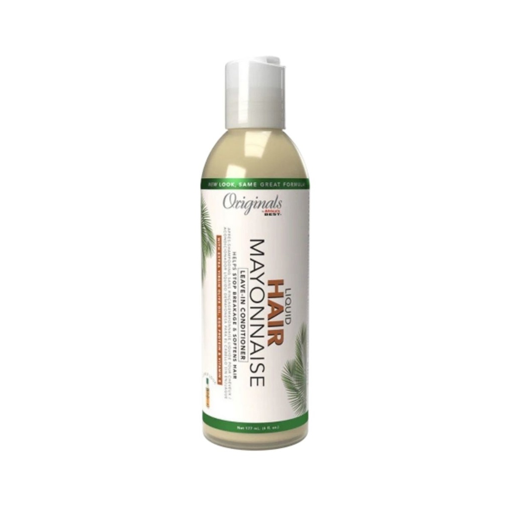 ORIGINALS Liquid Hair Mayonnaise Leave-In Conditioner - Soin sans rinçage réparateur revitalisant pour tous types de cheveux - 177 ml
