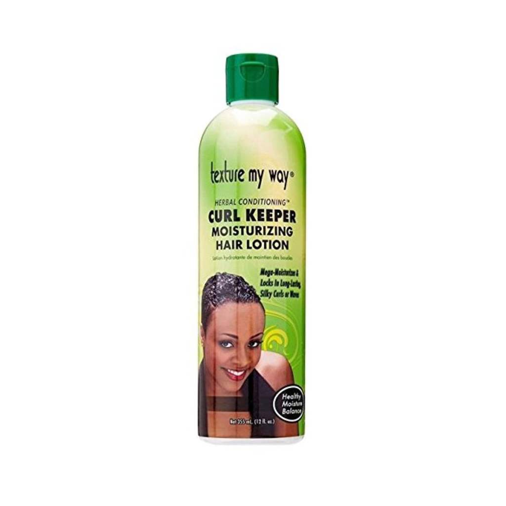 TEXTURE MY WAY Curl Keeper Lotion - Lotion coiffante légère définissante et hydratante pour cheveux bouclés et frisés - 355 ml