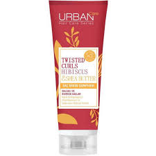 URBAN CARE Twistedd Curls Hibiscus & Shea Butter Hair Care Shampoo - Shampooing hydratant définition des boucles pour cheveux secs bouclés à crépus- 250ml
