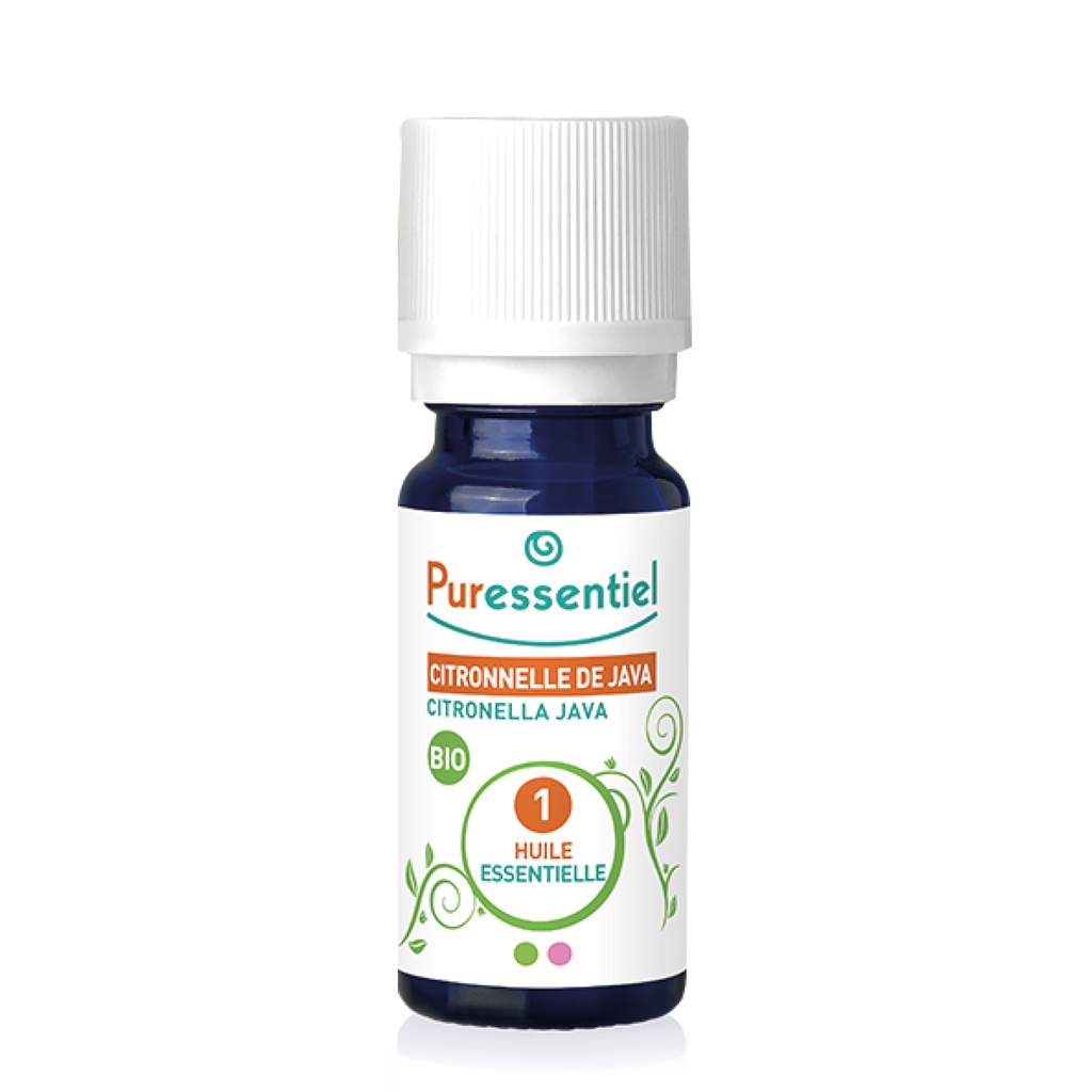 PURESSENTIEL Citronnelle de Java - Huile essentielle bio - 10ml