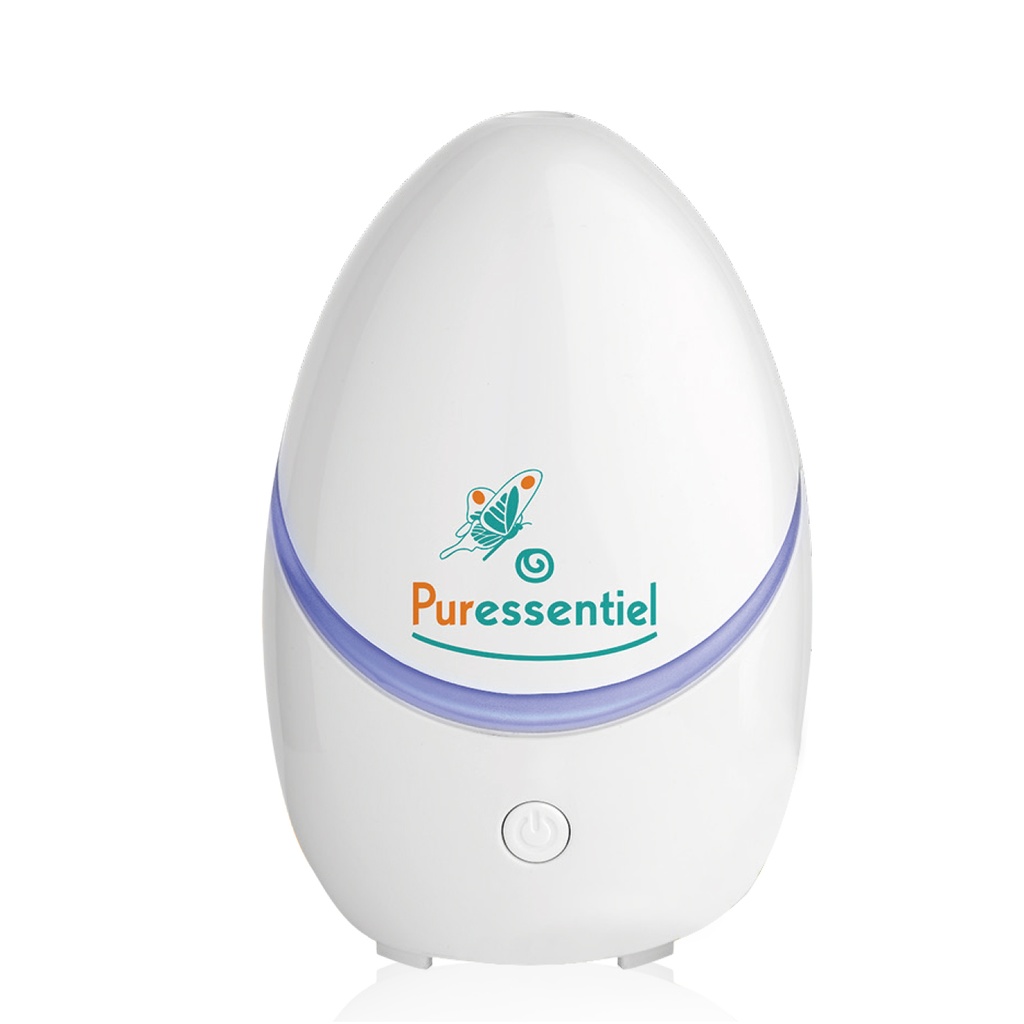 PURESSENTIEL Diffuseur Brumisateur Humidificateur - Diffuseur ultrasonique ovoid pour huiles essentielles