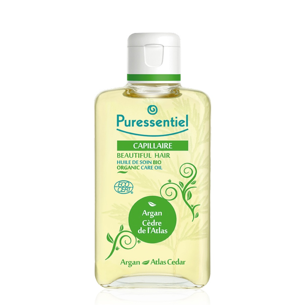 PURESSENTIEL Capillaire  - Huile de soin et de massage beauté des cheveux - 100ml