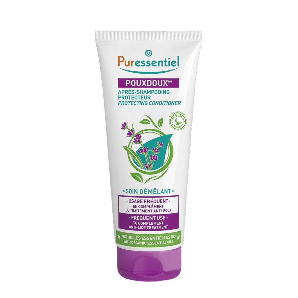 PURESSENTIEL PouxDoux - Soin démêlant anti-poux usage fréquent - 200ml