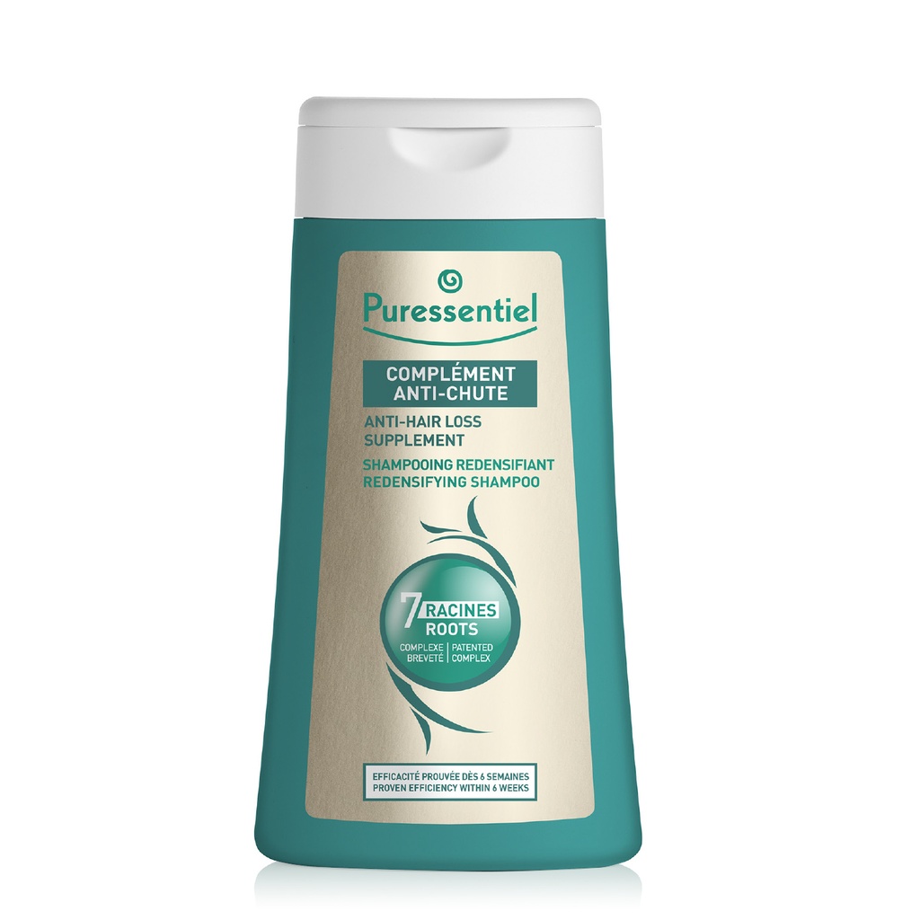 PURESSENTIEL Complément Anti-Chute  - Shampooing redensifiant 7 racines - 200ml