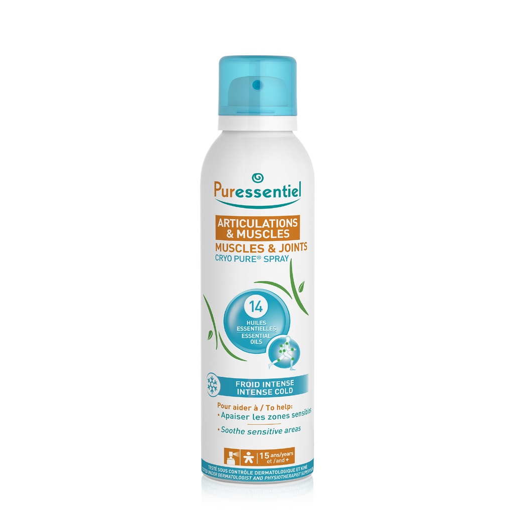 PURESSENTIEL Articulations & Muscles  - Cryo Pure spray muscles et joints froid intense - 150ml