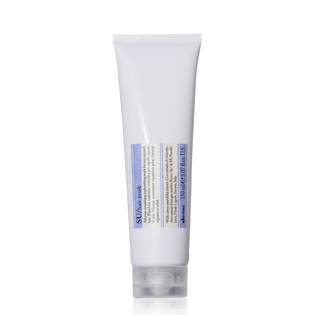 DAVINES Su Hair Mask - Masque nourrissant réparateur pour cheveux exposés au soleil - 150ml