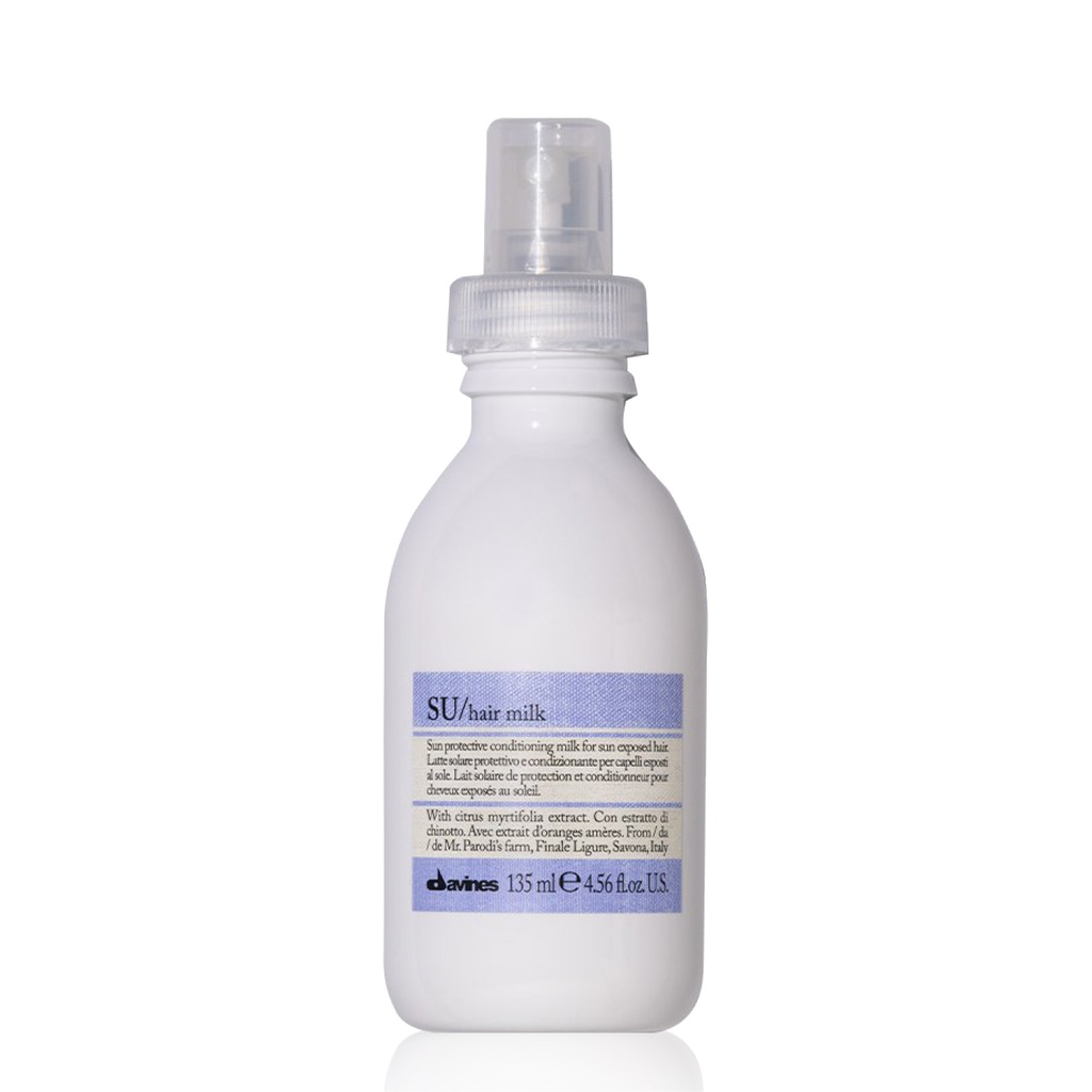 DAVINES Su Hair Milk - Lait solaire de protection et conditionneur pour cheveux exposés au soleil - 135ml