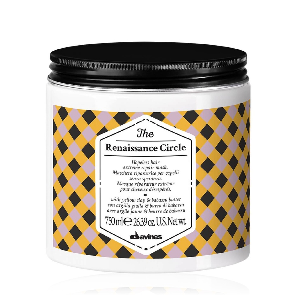 DAVINES The Renaissance Circle - Masque réparateur extrême pour cheveux désespérés - 750ml