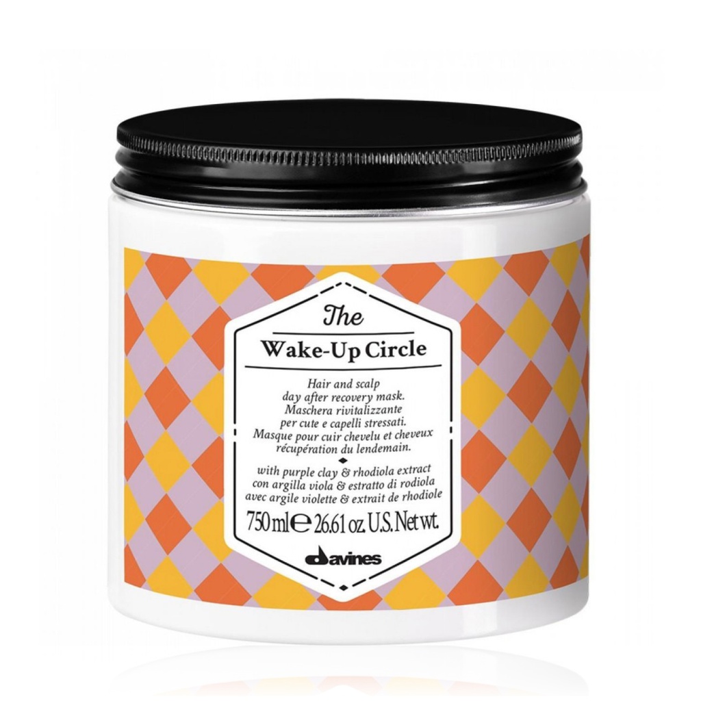 DAVINES The Wake Up Circle - Masque pour cuir chevelu et cheveux récupération du lendemain - 750ml