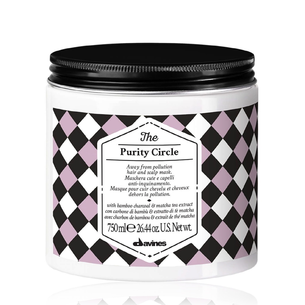 DAVINES The Purity Circle - Masque pour cuir chevelu et cheveux dehors la pollution - 750ml