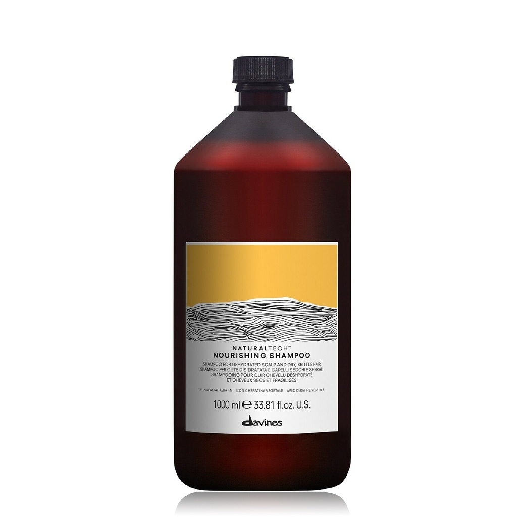 DAVINES Naturaltech Nourishing Shampoo - Shampooing hydratant pour cheveux secs et fragilisés
